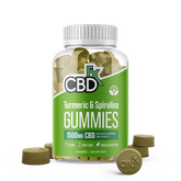 Gummies - Turmeric & Spirulina - 60ct Bottle - 1500mg - EROS NECTAR
